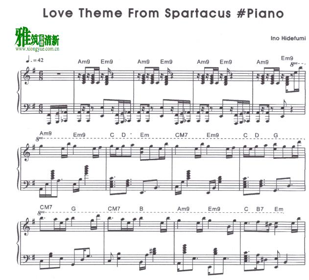 Ұʷ love theme from spartacus