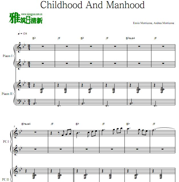 Childhood And Manhood