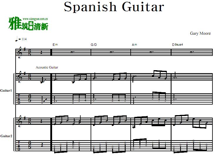 Gary Moore ·Ħ Spanish Guitar˫