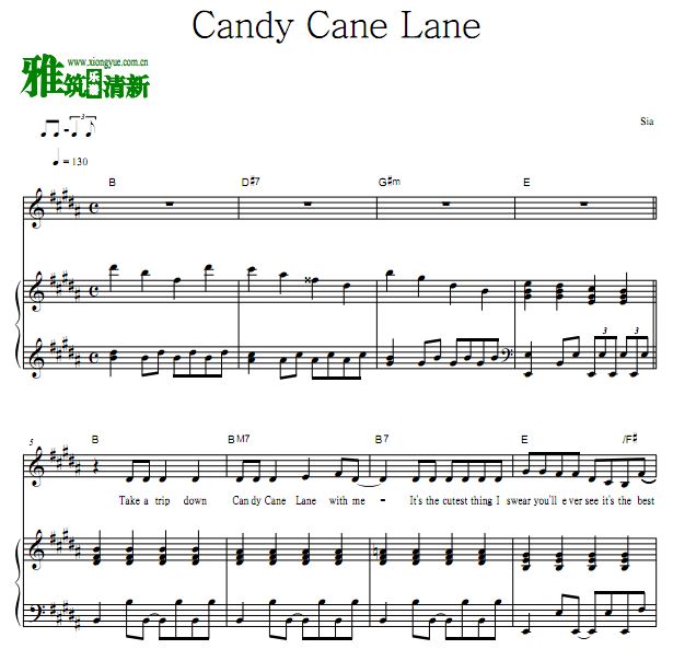 Sia - Candy Cane Lane  