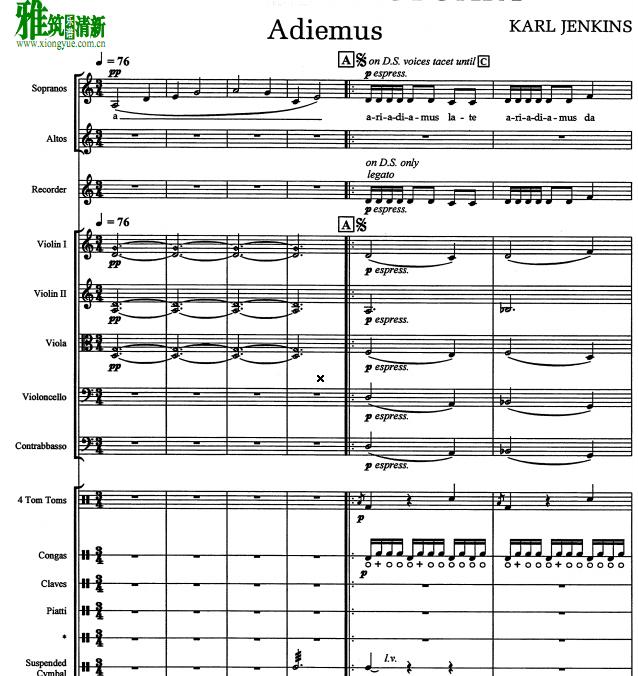 Karl Jenkins Songs Of Sanctuary- Adiemusϳ