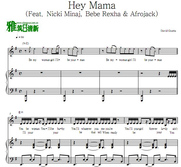 David Guetta - Hey Mamaٰ 