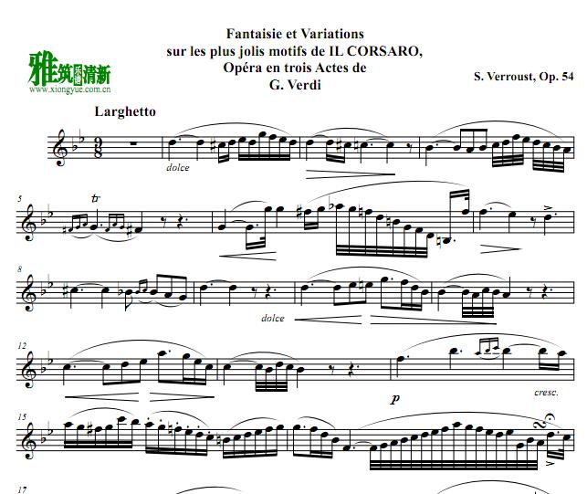 Fantasie et Variations on Il Corsaro ˫ɹ