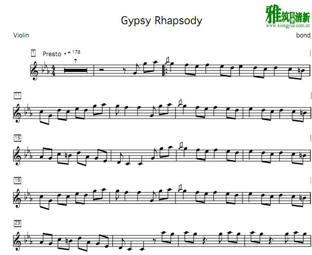 ŵ - Gypsy RhapsodyС