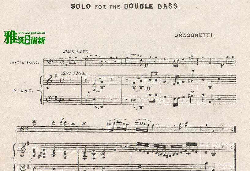 Dragonetti  ͵ g  No.1  ٰ