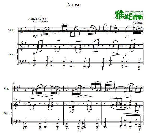 ͺ Сӽ̾ Arioso from Cantata BWV 156ٸٰ