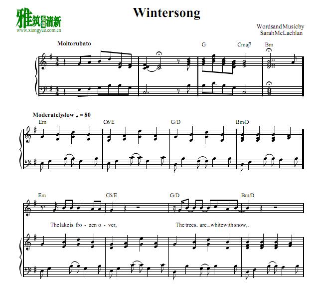 Sarah McLachlan - Wintersong  ٰ