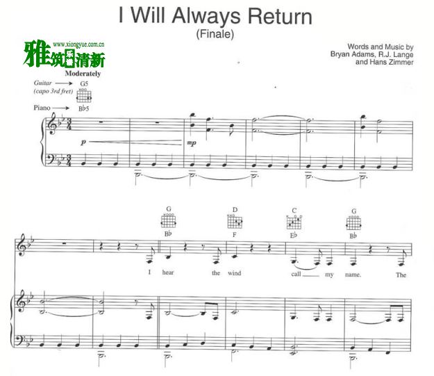 С I Will Always Return ٰ