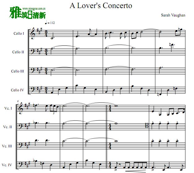 A Lover's Concerto Э