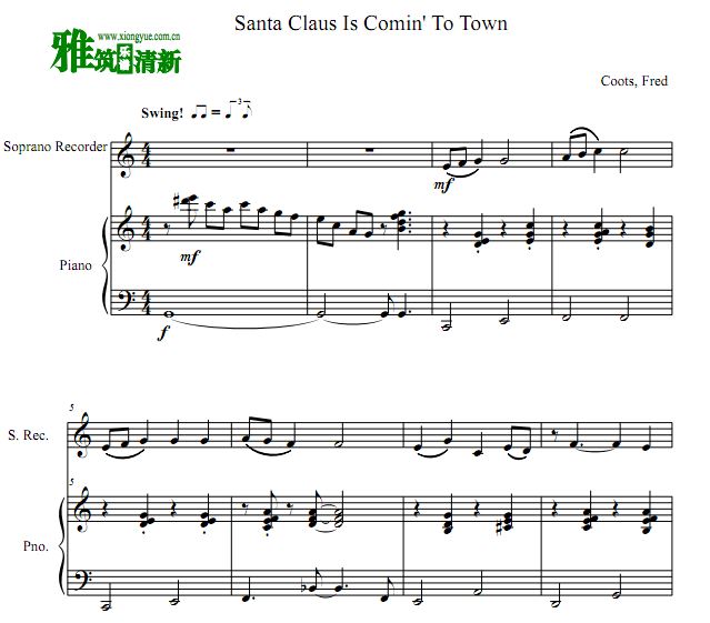 Santa Claus is Coming to Town ٰ