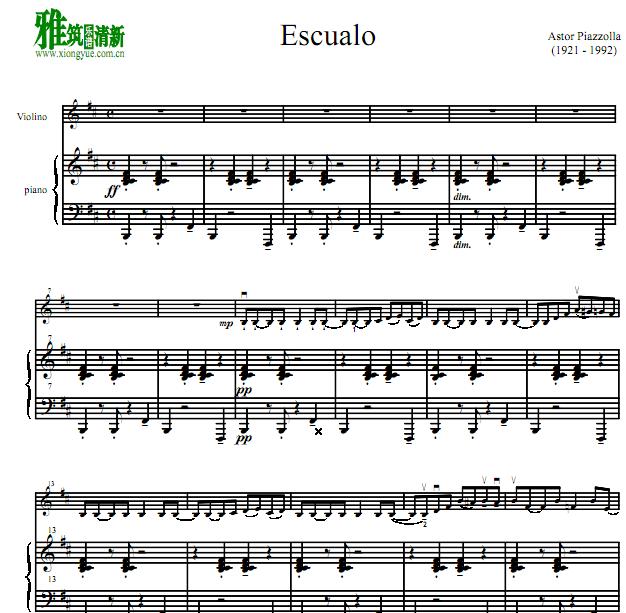 ƤPiazzolla - Escualo Сٸ