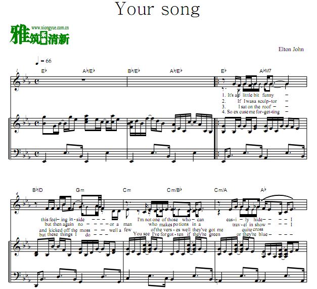 Elton John - Your songٰ 