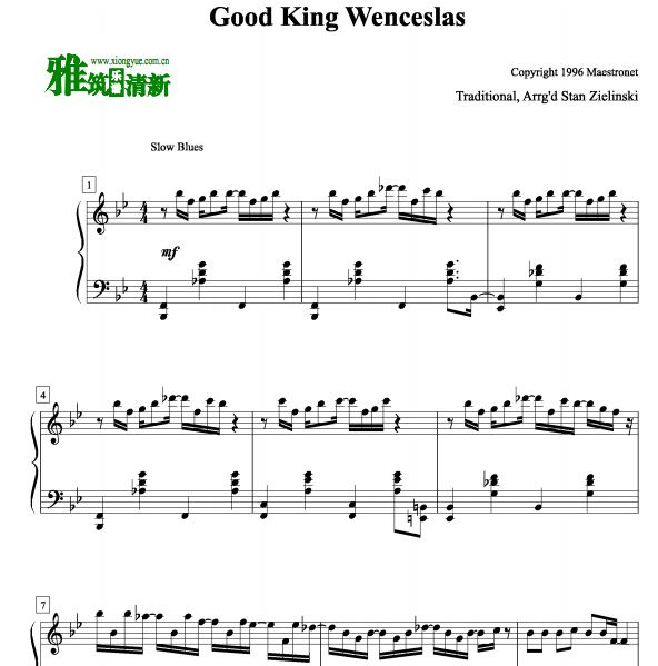 Good King Wenceslas  ʥ