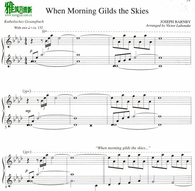  Victor Labenske - When Morning Gilds the Skies