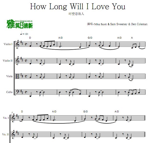 How Long Will I Love You 