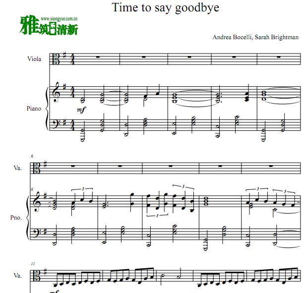 Time To Say Goodbye ٸٰ