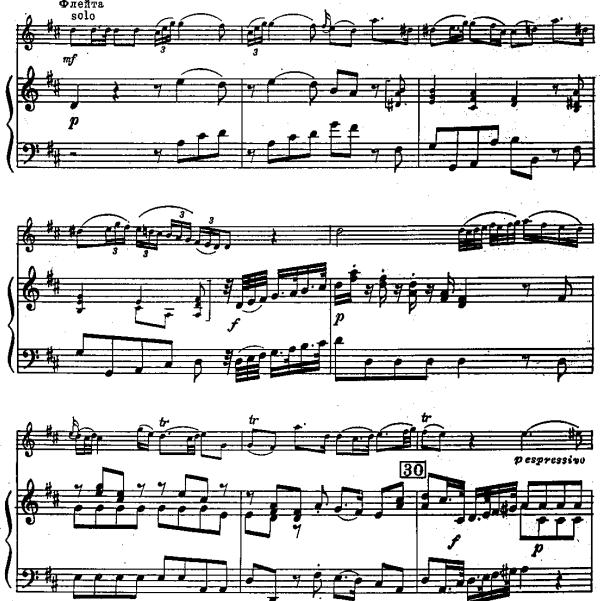 haydn flute concerto in D major长笛钢琴伴奏谱 找教案个人博客