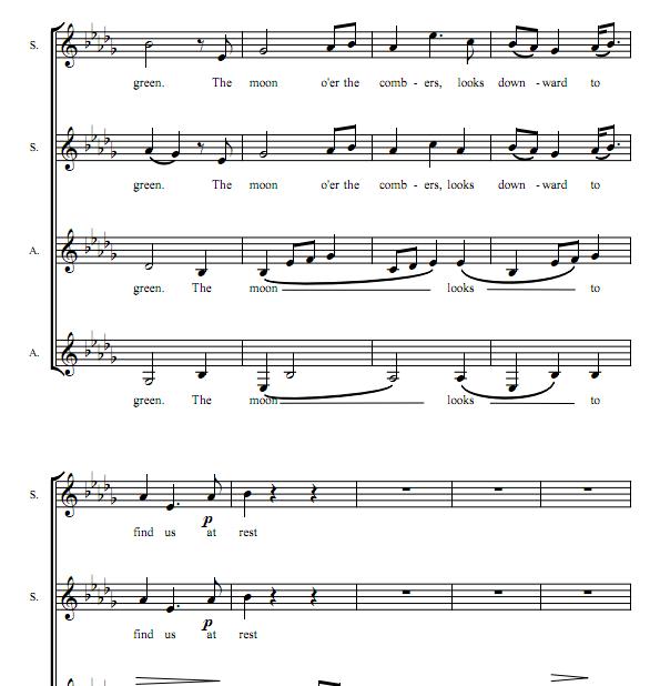 The Seal Lullaby 阿卡贝拉谱