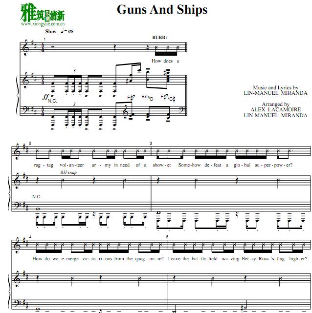 Hamiltonܶ - Guns And Ships ٰ