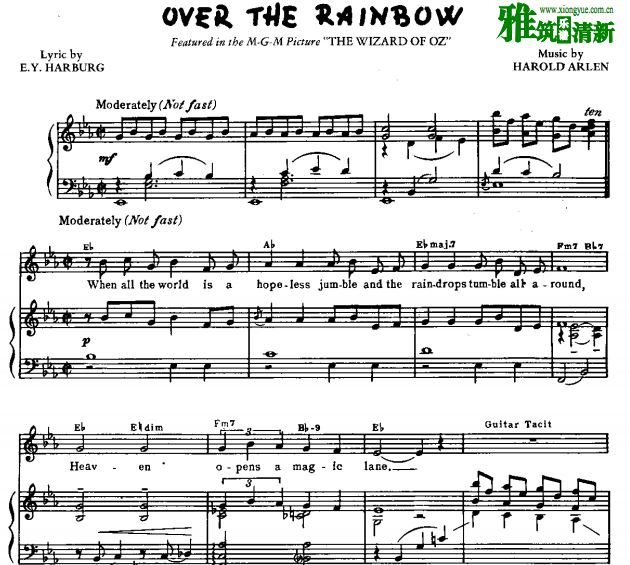 Ұ Over the rainbow ٰ