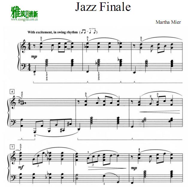 martha mier - jazz finale
