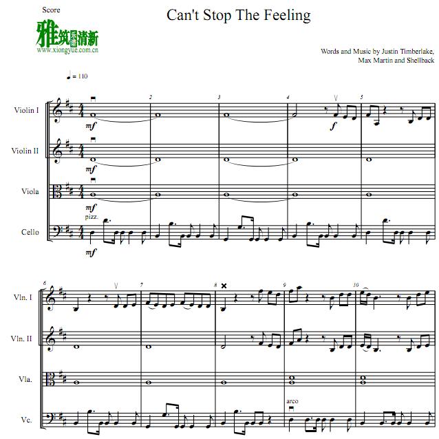 Can't Stop The Feeling������������