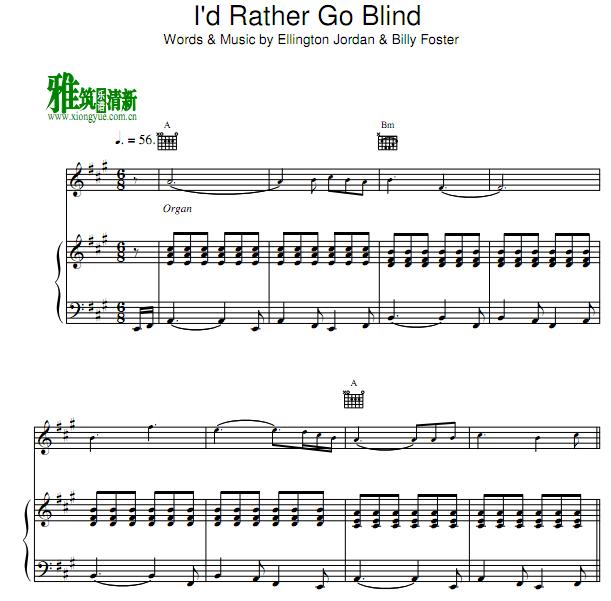 I'd Rather Go Blindٰ