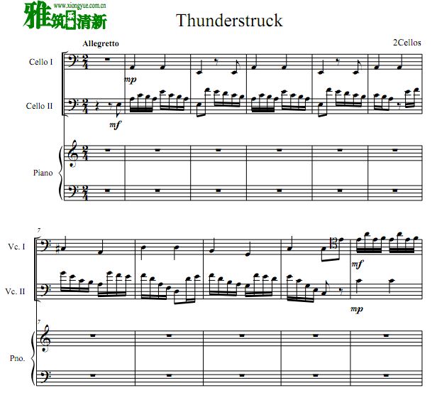 2Cellos - Thunderstruckٶٺ