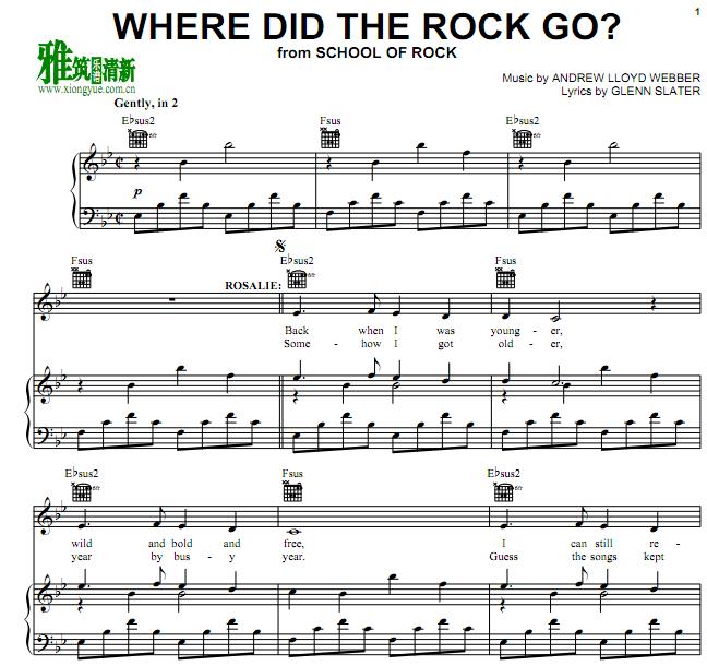 ҡУ԰School of Rock -WHERE DID THE ROCK GO?  ٰ