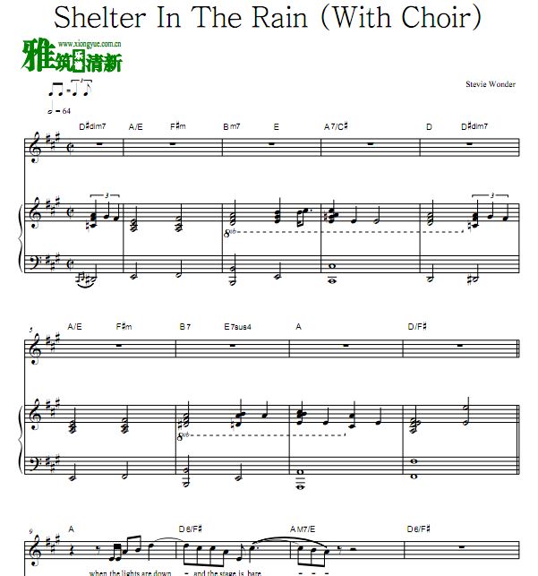 Steive Wonder - Shelter In The Rain 