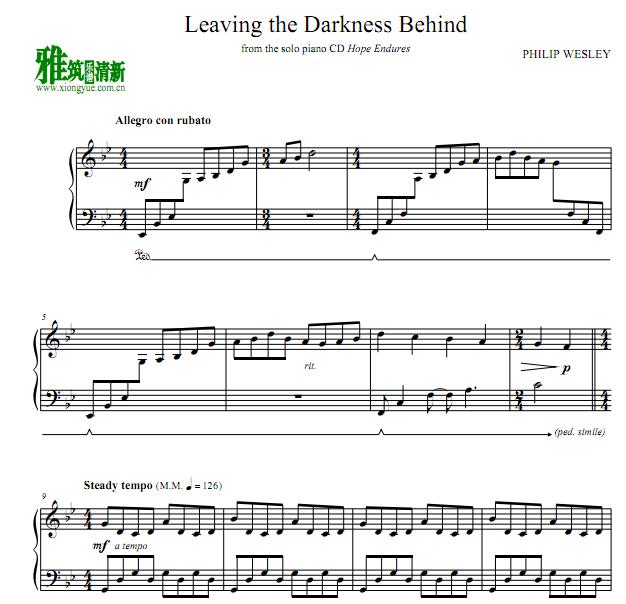 Philip Wesley��Leaving the Darkness Behind������