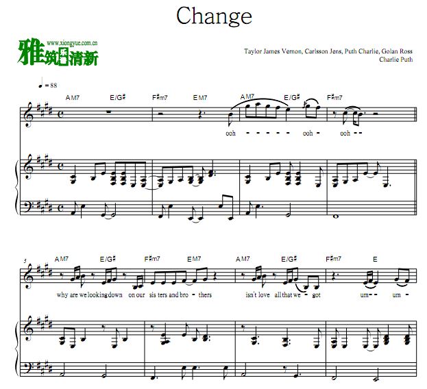 Charlie Puth - Change   