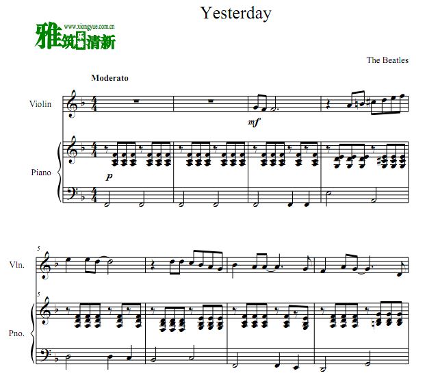 Beatlesͷʿ YesterdayСٸٰ