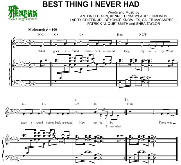 Beyonce - Best Thing I Never Hadٰ