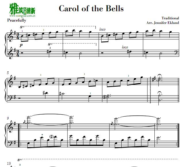 Jennifer Eklund - Carol of the bells