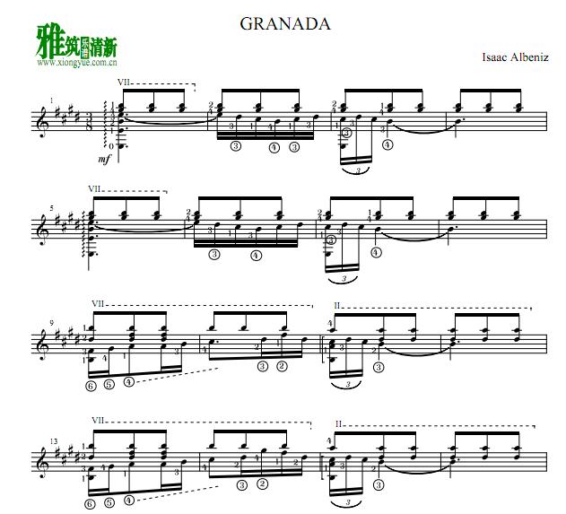 Isaac Albeniz - GRANADAŵ伪