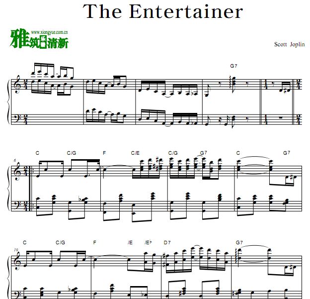  ˸ Scott Joplin - The Entertainer