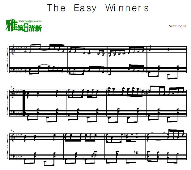  Scott Joplin - The Easy Winners