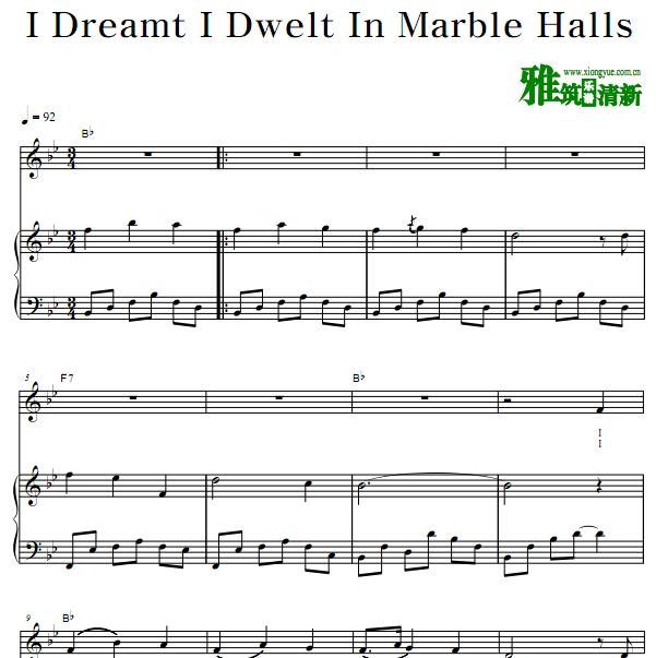  I Dreamt I Dwelt In Marble Halls ߽еĴøٰ