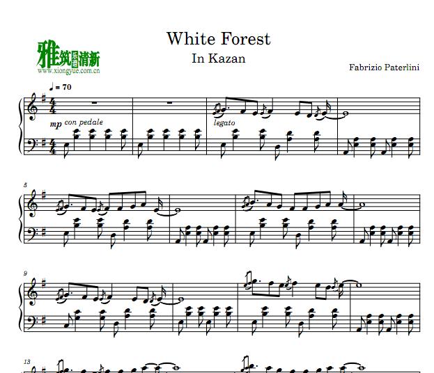 Fabrizio Paterlini - White Forest