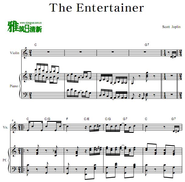  Scott Joplin - The EntertainerСٸٺ 