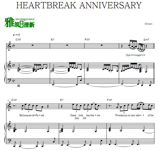 Giveon - HEARTBREAK ANNIVERSARY  