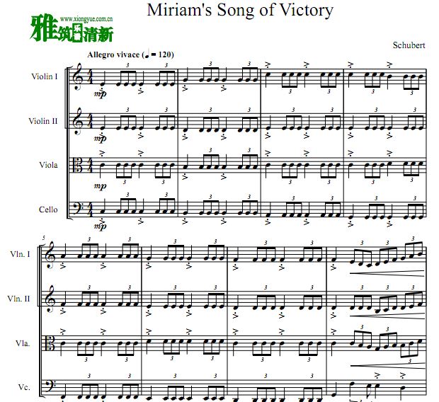Miriam's Song of Victory