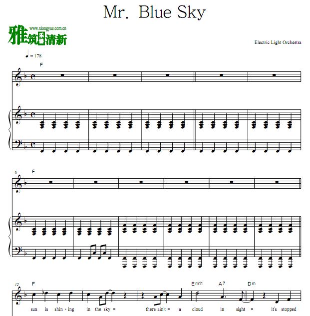 Electric Light Orchestra - Mr. Blue Skyٰ 