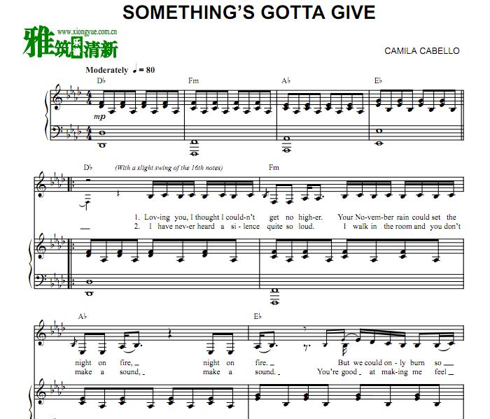 Camila Cabello - Something's Gotta Giveٰ  