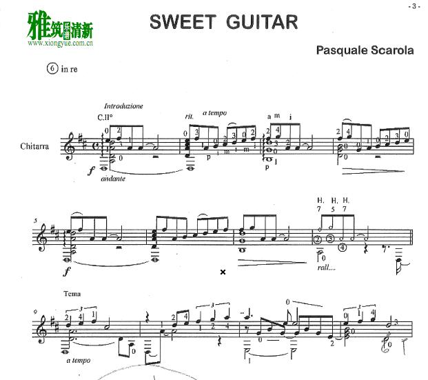 Pasquale Scarola - Sweet Guitar