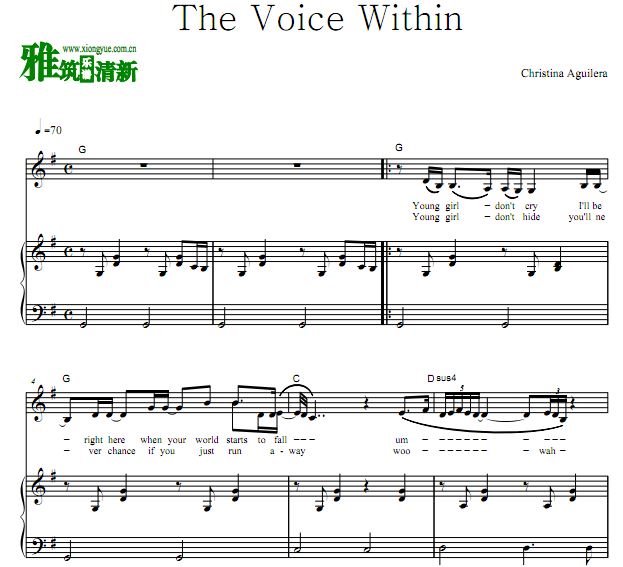 Christina Aguilera - The Voice Within  