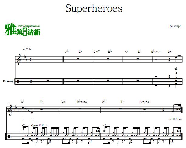 The Script ִֶӣSuperheroesӹ