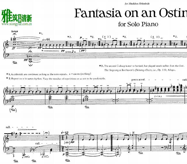 John Corigliano - Fantasia on an ostinato