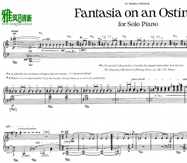 John Corigliano - Fantasia on an ostinato
